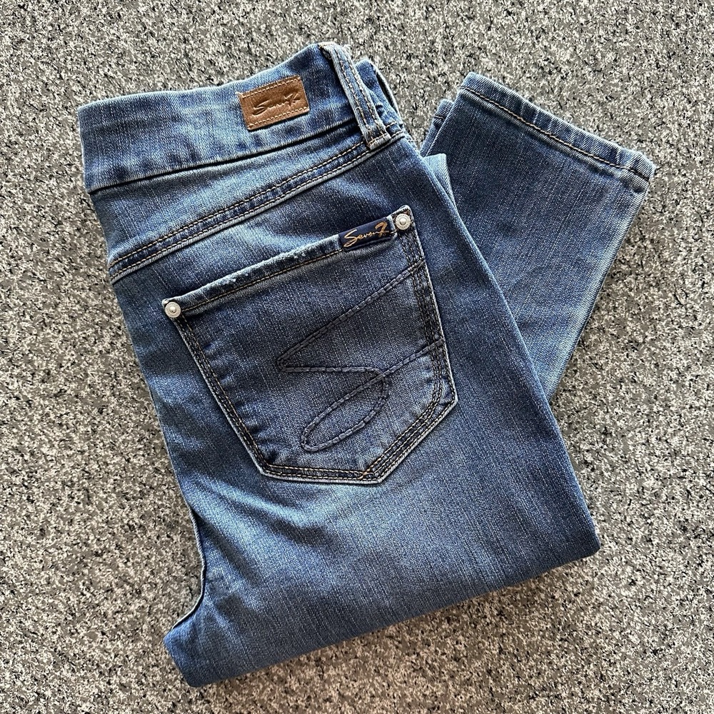 Seven7 Jeans Womens 6 29x29 Tummyless High Rise Skinny Stretch‎ Slimming